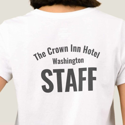 Hotelpersoneel Uniform T-Shirt
