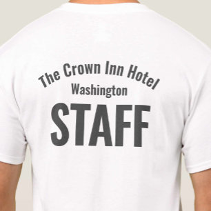 Hotelpersoneel Uniform T-Shirt