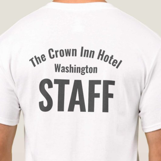 Hotelpersoneel Uniform T-Shirt