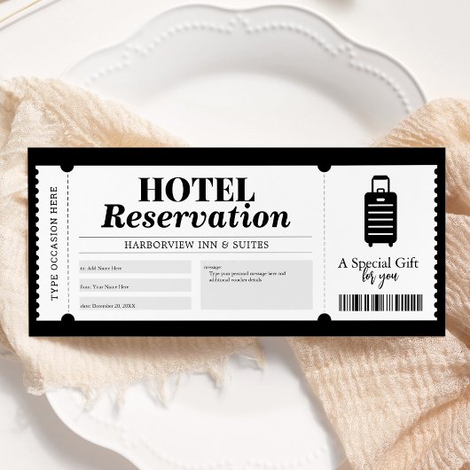 Hotelreservering Verblijfcertificaat Kaart