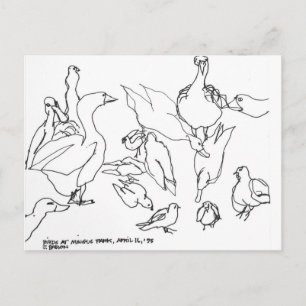 Hotels bij Mingus Park, Coos Bay, Oregon Briefkaart