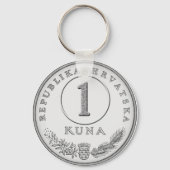 Hotelsleutel met kuna als kamernummer sleutelhanger (Voorkant)