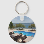 Hotelsleutel met kuna als kamernummer sleutelhanger (Achterkant)