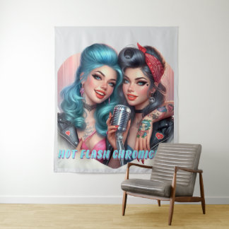 HotFlash Chronicles Tapestry Wandkleed