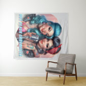 HotFlash Chronicles Tapestry Wandkleed (In Situ (horizontaal))