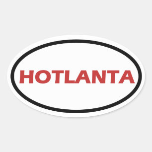 HOTLANTA OVALE STICKER