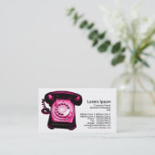 Hotline - Crimson Visitekaartje (Staand voorkant)