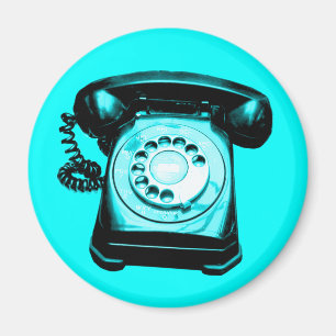 Hotline-cyaan Magneet