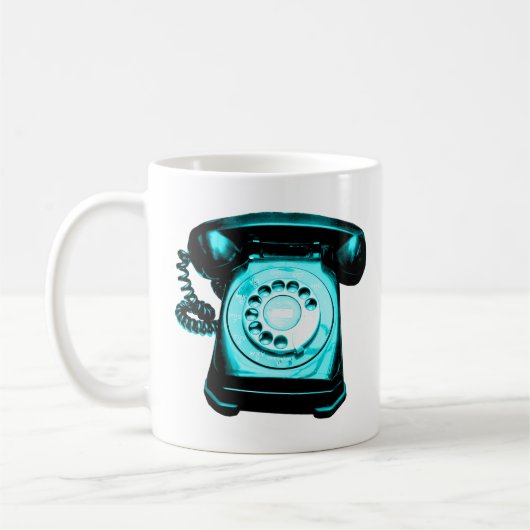 Hotline Cyan Koffiemok (Links)