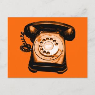 Hotline in Sinaasappel Briefkaart