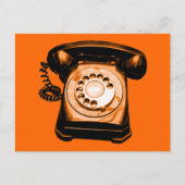 Hotline in Sinaasappel Briefkaart (Voorkant)