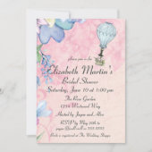 hotline luchtballon — Shower-uitnodiging Kaart