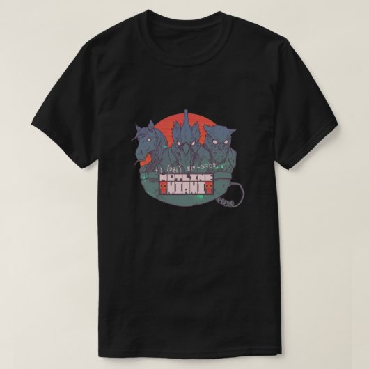 HOTLINE MIAMI Classic T-shirt (Design voorkant)