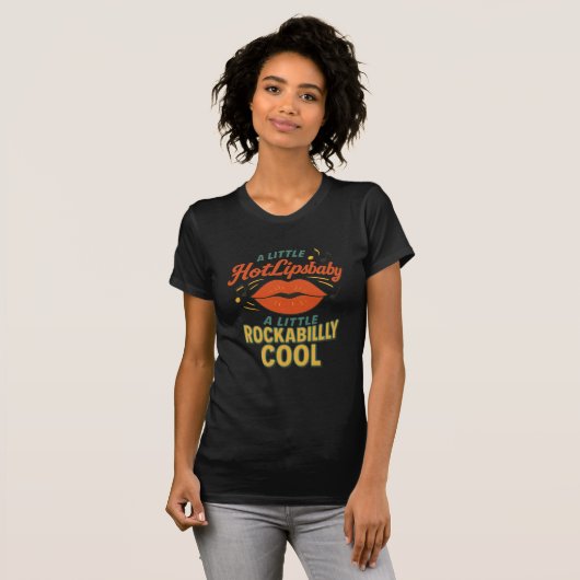 · HotLipsBaby 💋 ★ Classic Cool T - shirts ★ (Voorkant volledig)