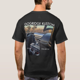 HOTROD TEE SHIRT. DOGRIDGE KUSTOMS T-SHIRT