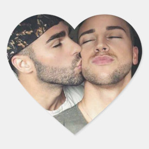 Hotste Hunks op de Planet KiSS Hart Sticker