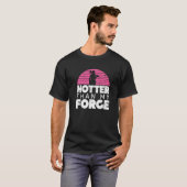 Hotter Than My Forge  Blacksmith Women Forge Metal T-shirt (Voorkant volledig)