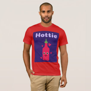 HOTTIE FUNNY CHAUD SAUCE T-SHIRT