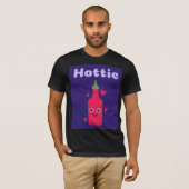 HOTTIE FUNNY CHAUD SAUCE T-SHIRT (Devant entier)
