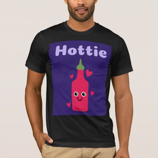 HOTTIE GRAPPIG HOT SAUCE T-SHIRT (Voorkant)