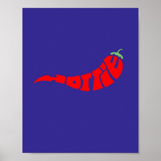 "HOTTIE" Matt poster (Devant)