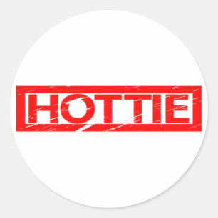Hottie Stamp Ronde Sticker