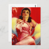 hottie uit 1930 briefkaart (Voorkant / Achterkant)