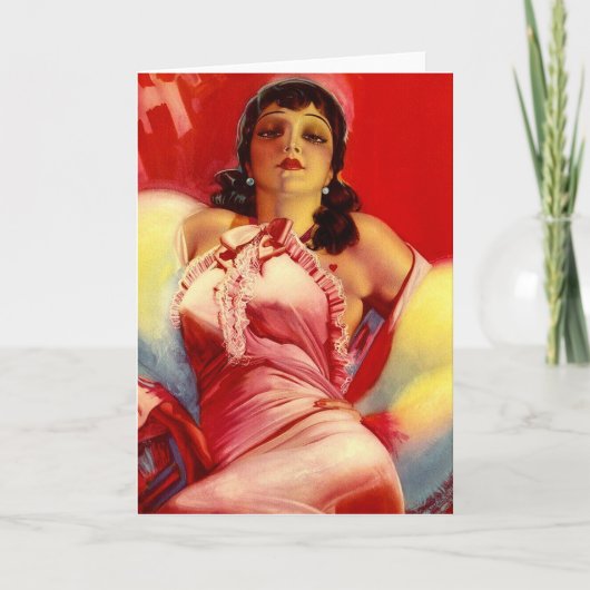 hottie uit de jaren dertig kaart (Voorkant)