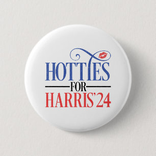 Hotties voor Harris 2024 Ronde Button 5,7 Cm