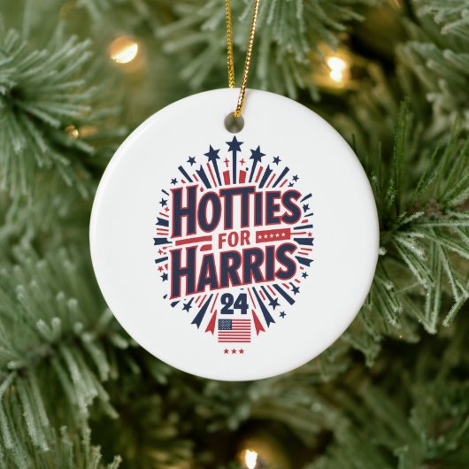 Hotties voor Harris Keramisch Ornament (Boom)