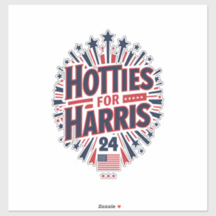 Hotties voor Harris Sticker