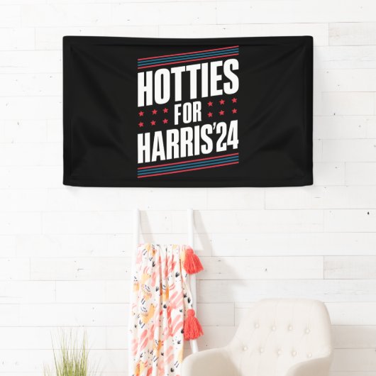 Hotties voor Kamala Harris 2024 Spandoek (Insitu)