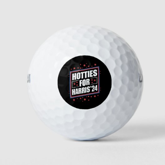 Hotties voor Kamala Harris Golfballen (Voorkant)