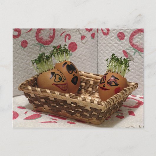 Hottub voor Eggmen Vrienden Funny Easter Briefkaar Feestdagenkaart (Voorkant)