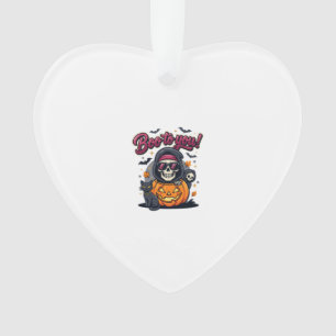 Hou à toi Halloween squelette citrouille