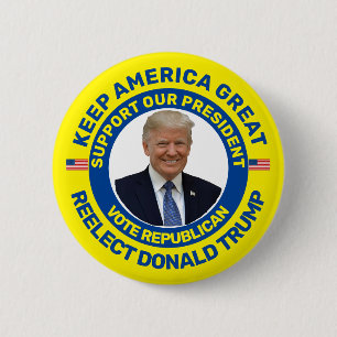 Hou Amerika geweldig Ronde Button 5,7 Cm