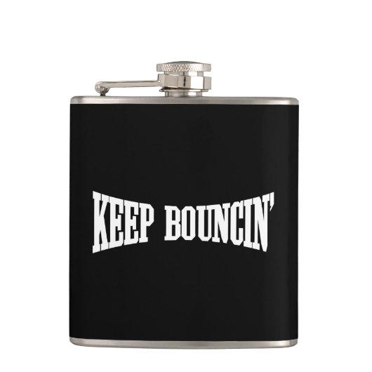 Hou Bouncin. Heupfles (Voorkant)