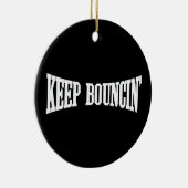 Hou Bouncin. Keramisch Ornament (Rechts)