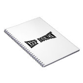 Hou Bouncin. Notitieboek (Rechterzijde)