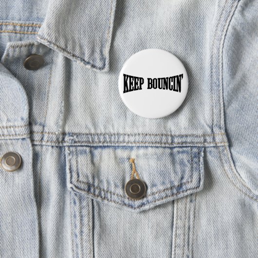 Hou Bouncin. Ronde Button 5,7 Cm (In situ)
