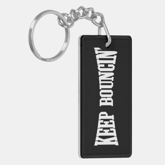 Hou Bouncin. Sleutelhanger (Voorkant Links)