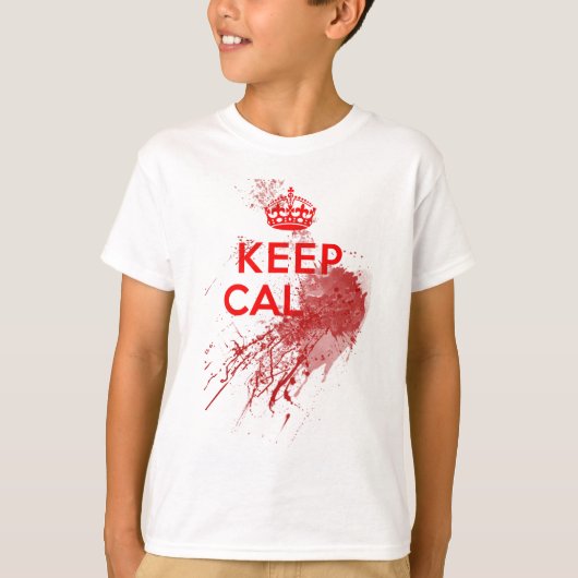 Hou Calm Bloody Zombie T-shirt (Voorkant)