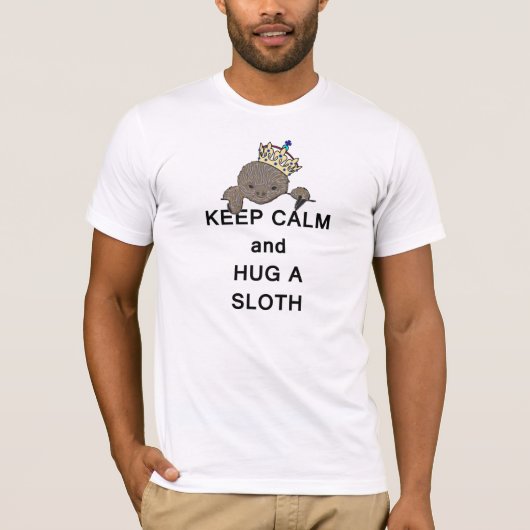 Hou Calm en beug een Slote Meme T-shirt (Voorkant)