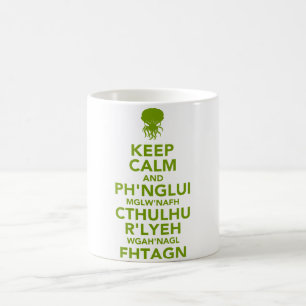 Hou Calm en Fhtagn Koffiemok