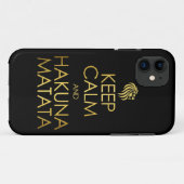 Hou Calm en Hakuna Matata Case-Mate iPhone Case (Achterkant (horizontaal))