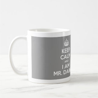 Hou Calm en ik ben Mr Darcy - Grey Koffiemok