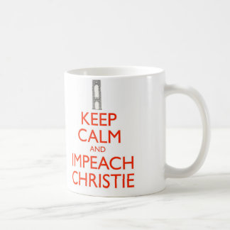 Hou Calm en Impeach Christie Koffiemok