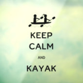 Hou Calm en Kayak bij mij Raamsticker (Vel 3)
