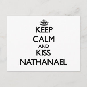 Hou Calm en Kiss Nathanael Briefkaart
