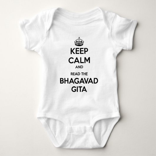 Hou Calm en lees de Bhagavad Gita Romper (Voorkant)